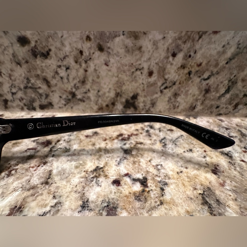 Dior Brilliance F Crystal Pearl Black Sunglasses Dior BrillanceF RARE - Picture 8 of 8